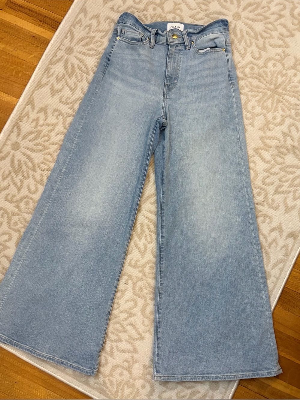 Awesome Frame Wide Leg-Size 27